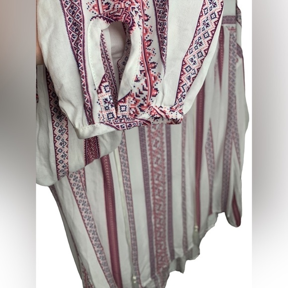 NWT Katherine Barclay Long Sleeve Boho Flowy Top Size Small - Picture 11 of 11